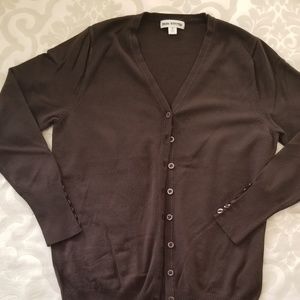 Dark brown cardigan